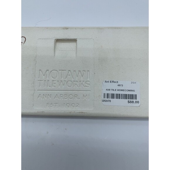 Motawi Tile works Blue Bird Homecoming 4x8 - Picture 5 of 5